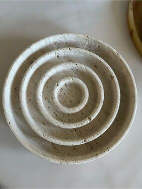 Travertine Decorative Bowl/Tray